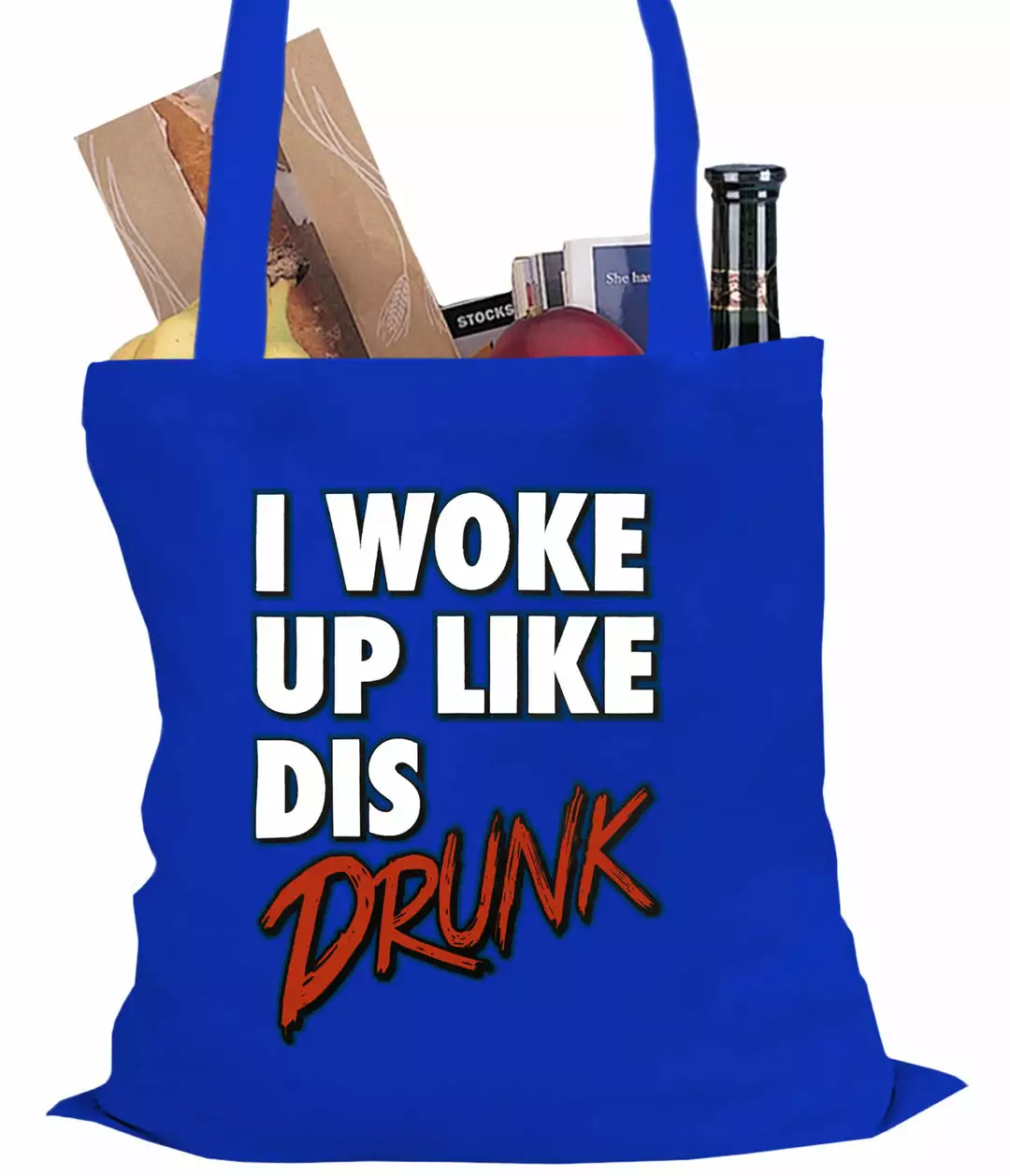 Bewild Hip-Hop Inspired I Woke Up Like Dis, Drunk Tote Bag 8 Bewild Hip-Hop Inspired I Woke Up Like Dis, Drunk Tote Bag