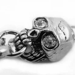 Bewild Wallets & Chains Iced Out Skulls Jean & Wallet Chain