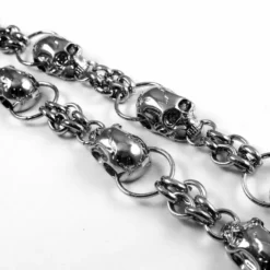 Bewild Wallets & Chains Iced Out Skulls Jean & Wallet Chain