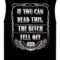 Bewild If You Can Read This, The B*tch Fell Off Biker T-Shirt (Back Print) 15 Bewild If You Can Read This, The B*tch Fell Off Biker T-Shirt (Back Print)