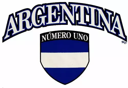 Bewild Nationality & Ethnic International Soccer Shirts - Argentina Crest T-Shirt (Girls) 7 Bewild Nationality & Ethnic International Soccer Shirts - Argentina Crest T-Shirt (Girls)