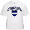 Bewild International Soccer Shirts - Argentina Crest T-Shirt (Mens) Nationality & Ethnic