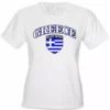 Bewild Nationality & Ethnic International Soccer Shirts - Greece Crest T-Shirt (Girls) 2 Bewild Nationality & Ethnic International Soccer Shirts - Greece Crest T-Shirt (Girls)