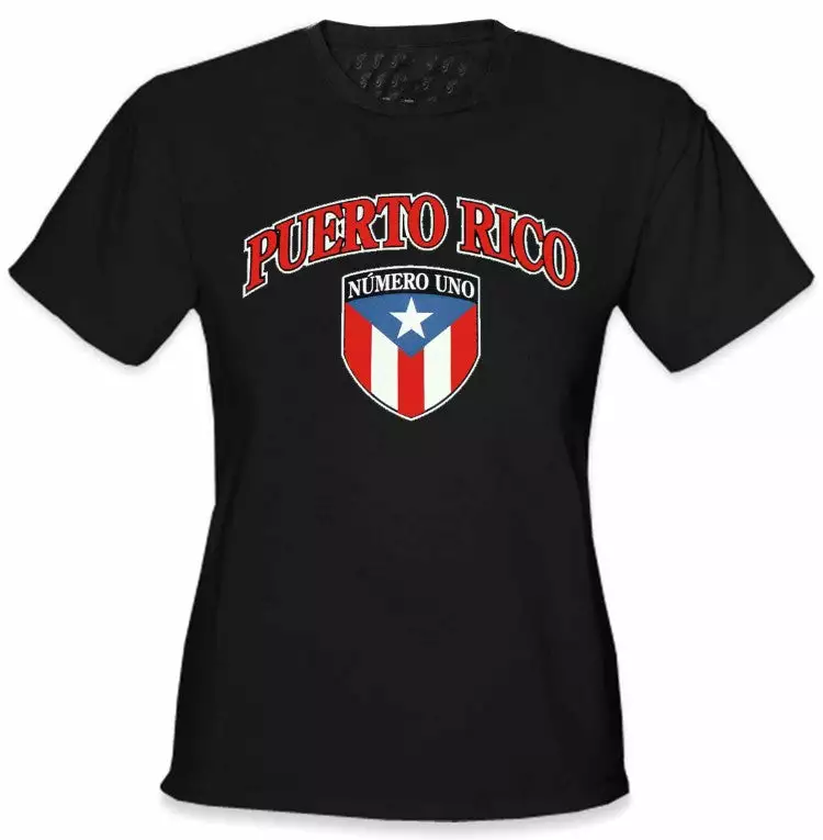 Bewild Nationality & Ethnic International Soccer Shirts - Puerto Rico Crest T-Shirt (Girls) 4 Bewild Nationality & Ethnic International Soccer Shirts - Puerto Rico Crest T-Shirt (Girls)