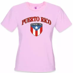 Bewild Nationality & Ethnic International Soccer Shirts - Puerto Rico Crest T-Shirt (Girls) 10 Bewild Nationality & Ethnic International Soccer Shirts - Puerto Rico Crest T-Shirt (Girls)