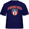 Bewild International Soccer Shirts - Puerto Rico Crest T-Shirt (Mens) Nationality & Ethnic