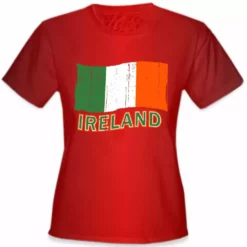 Bewild Ireland Vintage Flag Girl's T-Shirt Nationality & Ethnic 15 Bewild Ireland Vintage Flag Girl's T-Shirt Nationality & Ethnic