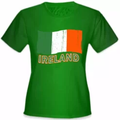 Bewild Ireland Vintage Flag Girl's T-Shirt Nationality & Ethnic 16 Bewild Ireland Vintage Flag Girl's T-Shirt Nationality & Ethnic