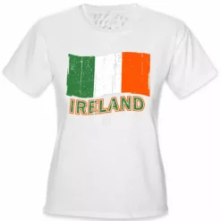 Bewild Ireland Vintage Flag Girl's T-Shirt Nationality & Ethnic 20 Bewild Ireland Vintage Flag Girl's T-Shirt Nationality & Ethnic
