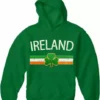 Bewild St.Patricks Day Ireland Vintage Shield International Mens Hoodie
