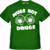 Bewild Irish Drinking T-Shirts - Mugs Not Drugs T-Shirt