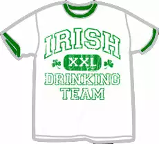 Bewild St.Patricks Day Irish Drinking Team T-Shirt