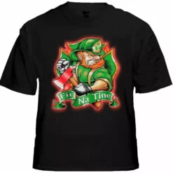 Bewild Irish Firefighters T-Shirt - "Fir Na Tine" Men Of Fire T-Shirt St.Patricks Day 17 Bewild Irish Firefighters T-Shirt -