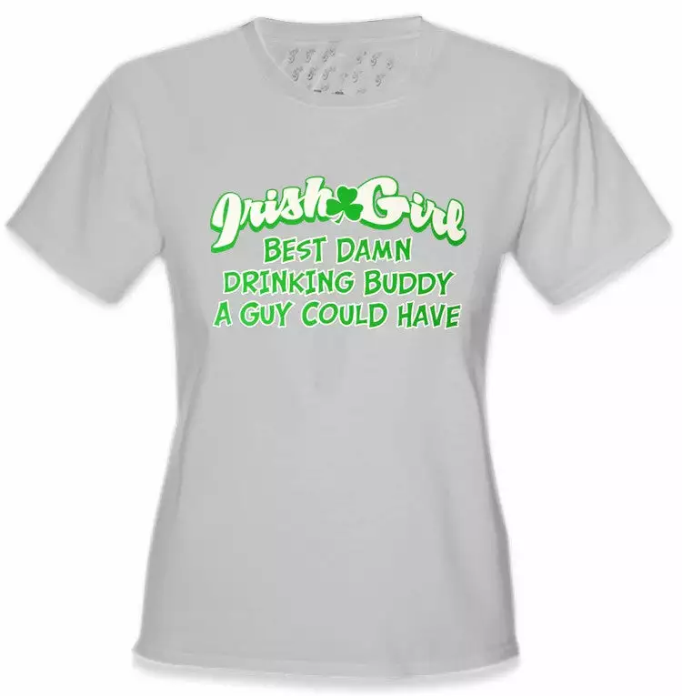 Bewild Irish Girl "Best Drinking Buddy" Girls T-Shirt 6 Bewild Irish Girl "Best Drinking Buddy" Girls T-Shirt