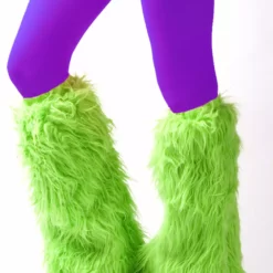 Bewild Irish Green Furry Leg Warmers Accessories 12 Bewild Irish Green Furry Leg Warmers Accessories