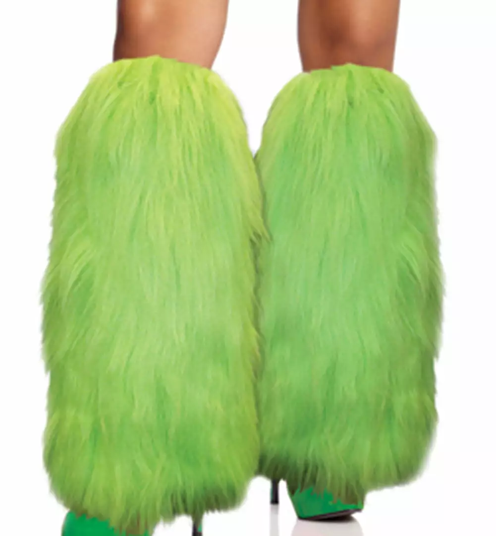 Bewild Irish Green Furry Leg Warmers Accessories 7 Bewild Irish Green Furry Leg Warmers Accessories