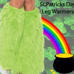 Bewild Irish Green Furry Leg Warmers Accessories 15 Bewild Irish Green Furry Leg Warmers Accessories
