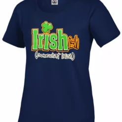 Bewild Irish-Ish Funny Girl's T-Shirt St.Patricks Day 22 Bewild Irish-Ish Funny Girl's T-Shirt St.Patricks Day