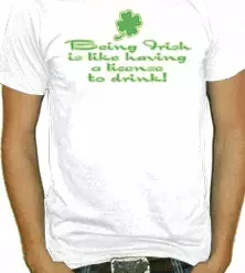Bewild Irish License To Drink T-Shirt