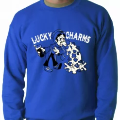 Bewild Irish Lucky Charms Funny Drinking Adult Crewneck