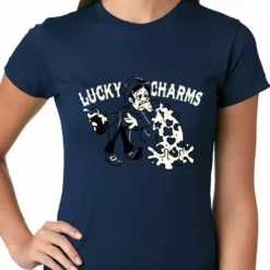 Bewild Irish Lucky Charms Funny Drinking Ladies T-shirt 16 Bewild Irish Lucky Charms Funny Drinking Ladies T-shirt