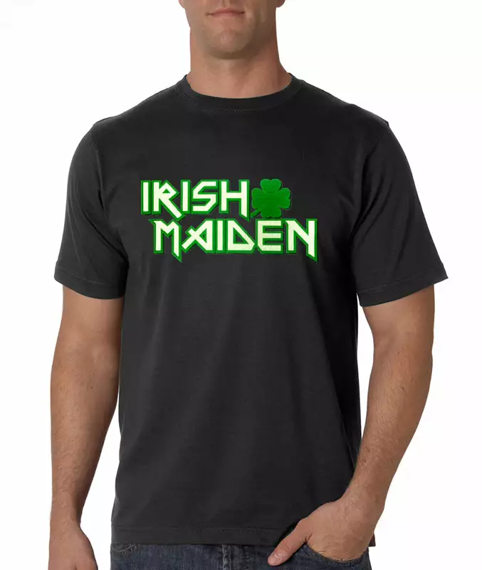 Bewild St.Patricks Day Irish Maiden Men's T-Shirt 10 Bewild St.Patricks Day Irish Maiden Men's T-Shirt