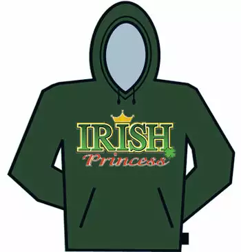 Bewild St.Patricks Day Irish Princess Hoodie 3 Bewild St.Patricks Day Irish Princess Hoodie