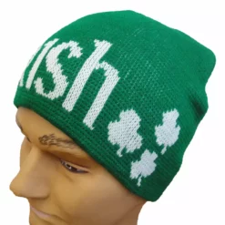 Bewild Irish Shamrock Beanie (Green/White) 10 Bewild Irish Shamrock Beanie (Green/White)