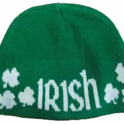 Bewild Irish Shamrock Beanie (Green/White) 11 Bewild Irish Shamrock Beanie (Green/White)
