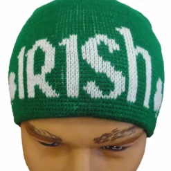 Bewild Irish Shamrock Beanie (Green/White) 8 Bewild Irish Shamrock Beanie (Green/White)