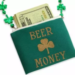 Bewild Accessories Irish Shamrock Beer Money Cash & ID Purse 12 Bewild Accessories Irish Shamrock Beer Money Cash & ID Purse