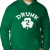 Bewild St.Patricks Day Irish Shamrock Drunk Adult Hoodie (Kelly Green) 1 Bewild St.Patricks Day Irish Shamrock Drunk Adult Hoodie (Kelly Green)