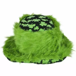 Bewild Irish Shamrock Furry Bucket Hat Unisex Sweatshirts & Long Sleeve