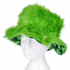 Bewild Irish Shamrock Furry Bucket Hat Unisex Sweatshirts & Long Sleeve