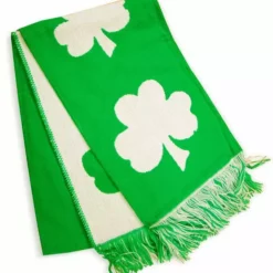 Bewild Irish Shamrock Good Luck Reversible Scarf