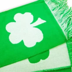 Bewild Irish Shamrock Good Luck Reversible Scarf