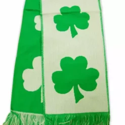 Bewild Irish Shamrock Good Luck Reversible Scarf