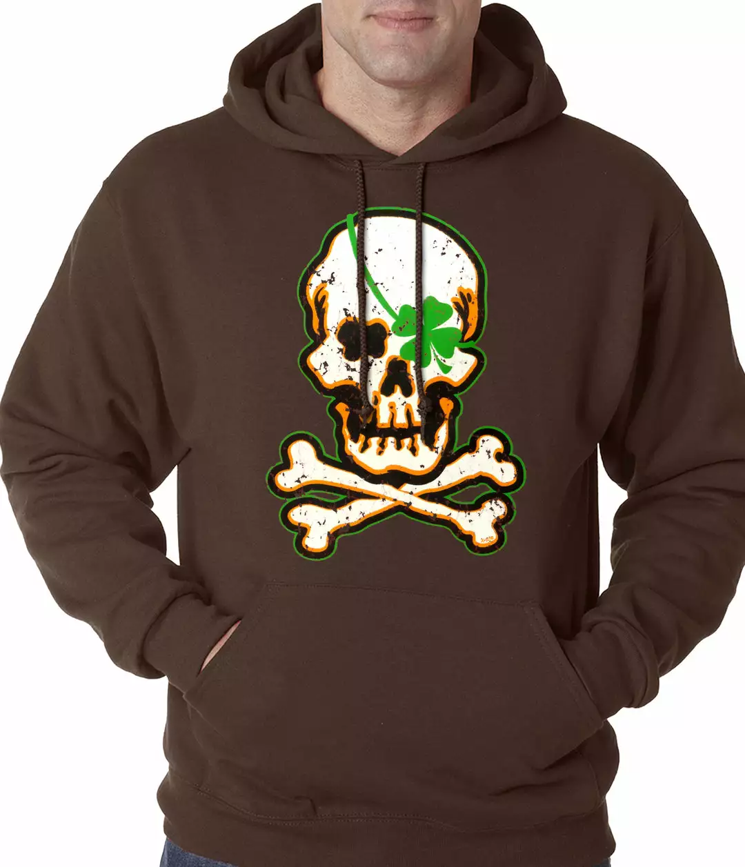 Bewild St.Patricks Day Irish Shamrock Skull And Crossbones Hoodie 6 Bewild St.Patricks Day Irish Shamrock Skull And Crossbones Hoodie