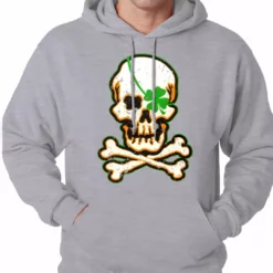 Bewild St.Patricks Day Irish Shamrock Skull And Crossbones Hoodie 19 Bewild St.Patricks Day Irish Shamrock Skull And Crossbones Hoodie