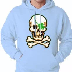 Bewild St.Patricks Day Irish Shamrock Skull And Crossbones Hoodie 20 Bewild St.Patricks Day Irish Shamrock Skull And Crossbones Hoodie