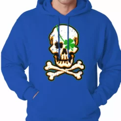 Bewild St.Patricks Day Irish Shamrock Skull And Crossbones Hoodie 22 Bewild St.Patricks Day Irish Shamrock Skull And Crossbones Hoodie
