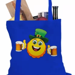 Bewild Irish St. Patrick's Day Drinking Leprechaun Emoji Tote Bag Holiday Prints 17 Bewild Irish St. Patrick's Day Drinking Leprechaun Emoji Tote Bag Holiday Prints
