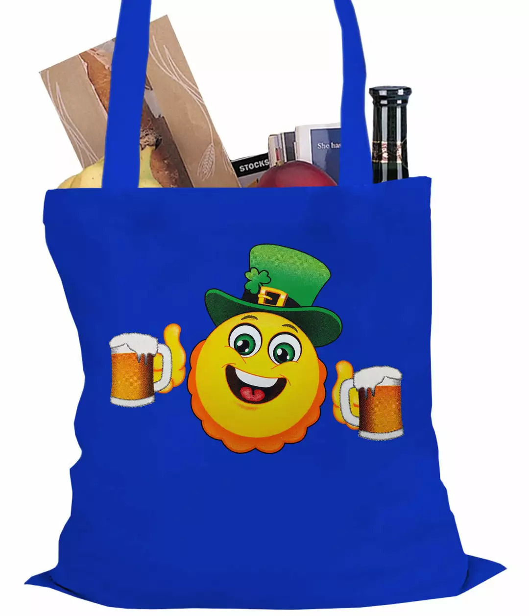 Bewild Irish St. Patrick's Day Drinking Leprechaun Emoji Tote Bag Holiday Prints 10 Bewild Irish St. Patrick's Day Drinking Leprechaun Emoji Tote Bag Holiday Prints