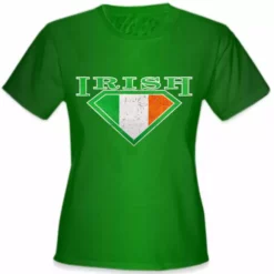 Bewild Irish Super Shield Ladies T-Shirt St.Patricks Day