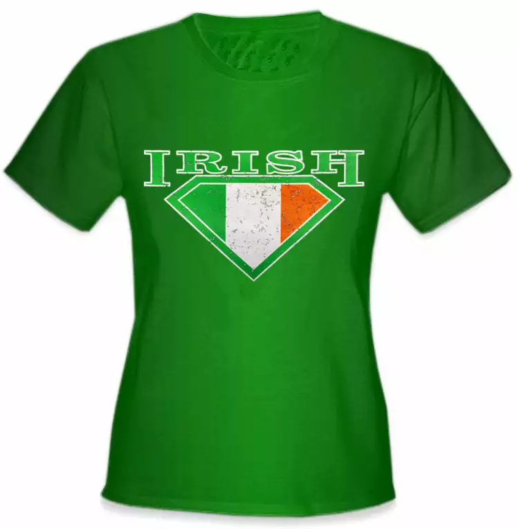 Bewild Irish Super Shield Ladies T-Shirt St.Patricks Day 4 Bewild Irish Super Shield Ladies T-Shirt St.Patricks Day