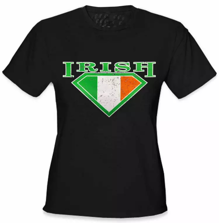 Bewild Irish Super Shield Ladies T-Shirt St.Patricks Day 5 Bewild Irish Super Shield Ladies T-Shirt St.Patricks Day