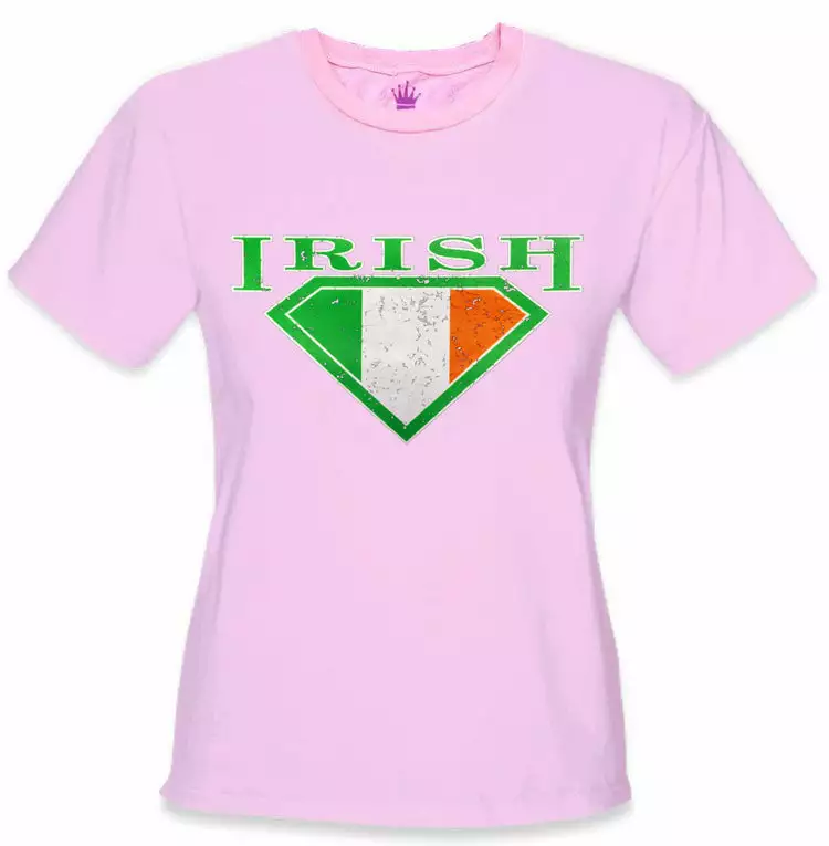 Bewild Irish Super Shield Ladies T-Shirt St.Patricks Day 7 Bewild Irish Super Shield Ladies T-Shirt St.Patricks Day