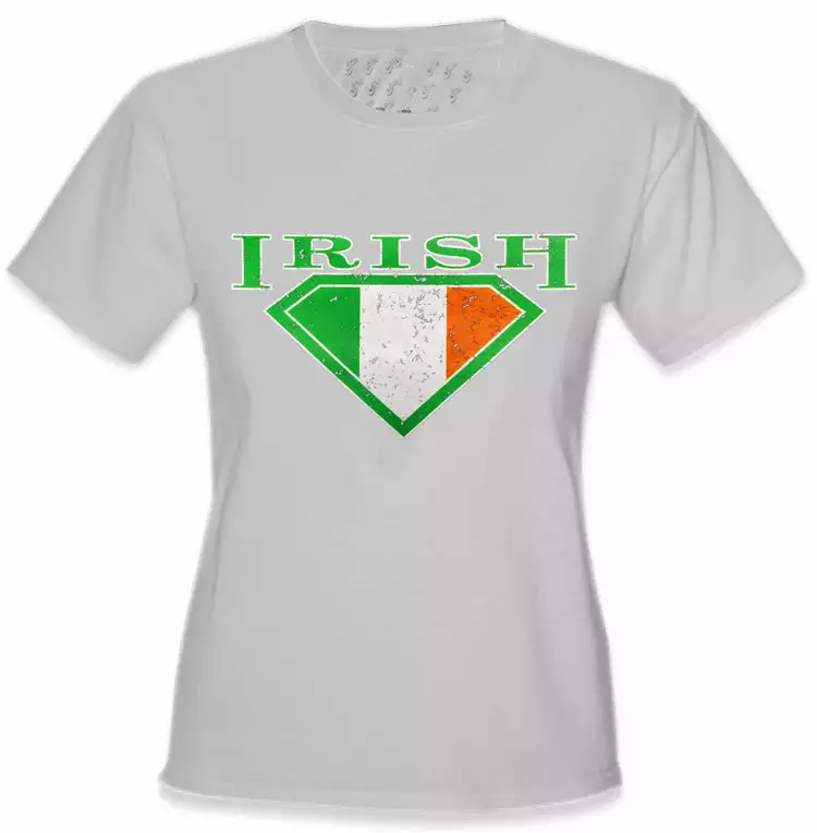 Bewild Irish Super Shield Ladies T-Shirt St.Patricks Day 8 Bewild Irish Super Shield Ladies T-Shirt St.Patricks Day