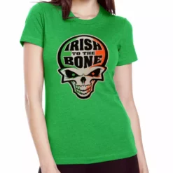 Bewild Irish To The Bone Girl's T-Shirts St.Patricks Day