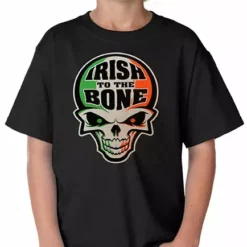 Bewild St.Patricks Day Irish To The Bone Kid's T-Shirt